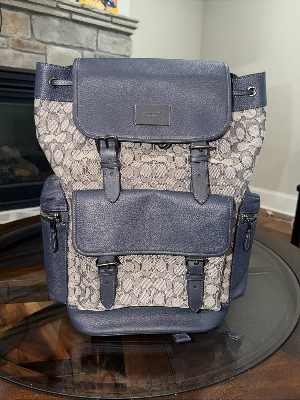 Coach Sprint Backpack In Signature Jacquard CE523 QBV41 NWT